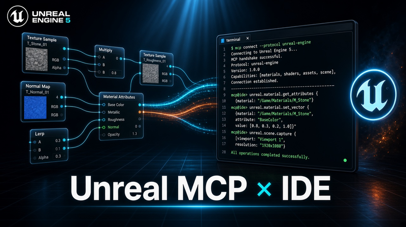 Unreal Engine MCP Devin IDE: First PBR Material Test Worked